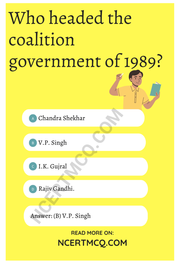 Recent Developments In Indian Politics Class Mcq Online Test With