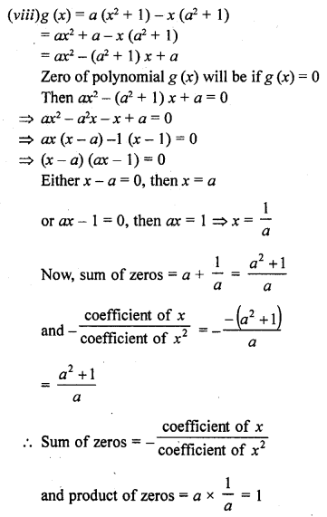 RD Sharma Class 10 Solutions Chapter 2 Polynomials Ex 2.1 12