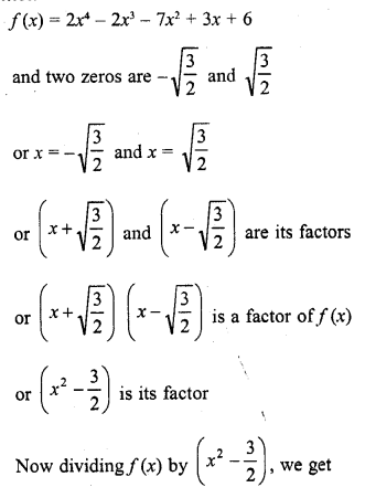 RD Sharma Class 10 Solutions Chapter 2 Polynomials Ex 2.3 20