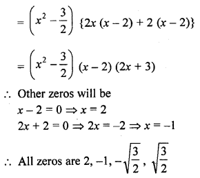 RD Sharma Class 10 Solutions Chapter 2 Polynomials Ex 2.3 22