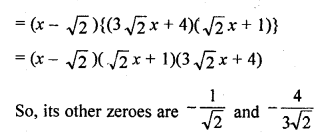 RD Sharma Class 10 Solutions Chapter 2 Polynomials Ex 2.3 32