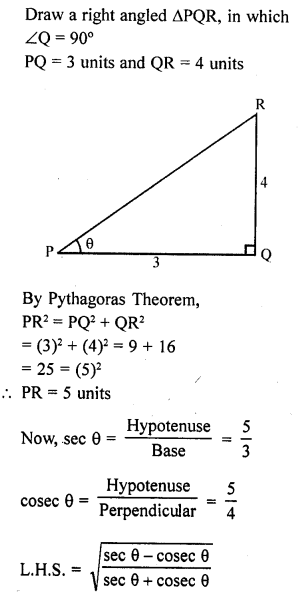 RD Sharma Class 10 Solutions Chapter 10 Trigonometric Ratios Ex 10.1 92