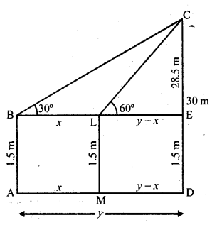 RD Sharma Class 10 Solutions Chapter 12 Heights and Distances Ex 12.1 43