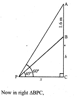 RD Sharma Class 10 Solutions Chapter 12 Heights and Distances Ex 12.1 51