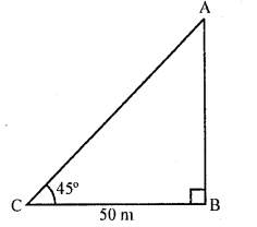 RD Sharma Class 10 Solutions Chapter 12 Heights and Distances MCQS 56