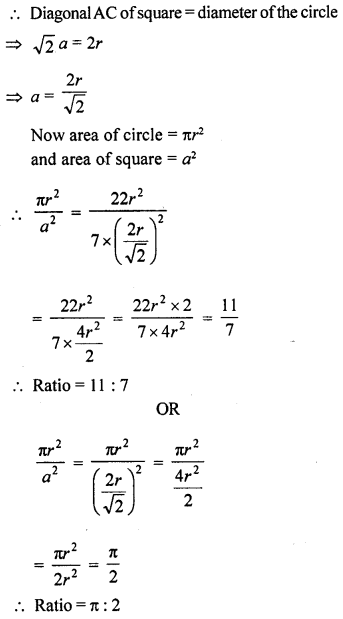 RD Sharma Class 10 Solutions Chapter 13 Areas Related to Circles Ex 13.1 18