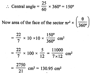 RD Sharma Class 10 Solutions Chapter 13 Areas Related to Circles Ex 13.2 20