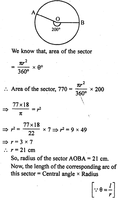 RD Sharma Class 10 Solutions Chapter 13 Areas Related to Circles Ex 13.2 22