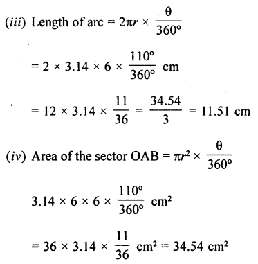 RD Sharma Class 10 Solutions Chapter 13 Areas Related to Circles Ex 13.2 33