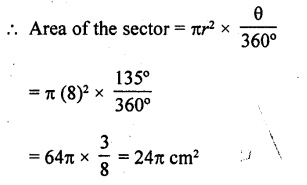 RD Sharma Class 10 Solutions Chapter 13 Areas Related to Circles Ex 13.2 9