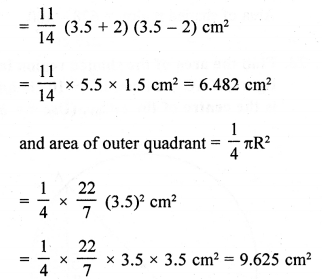 RD Sharma Class 10 Solutions Chapter 13 Areas Related to Circles Ex 13.4 40