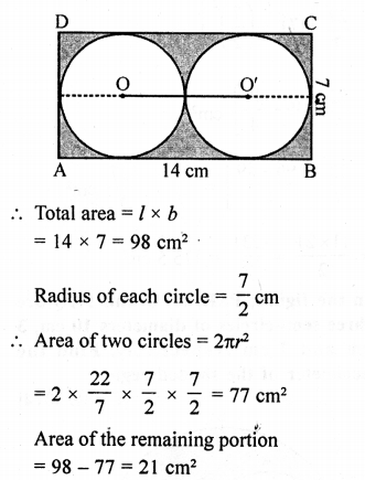 RD Sharma Class 10 Solutions Chapter 13 Areas Related to Circles Ex 13.4 72