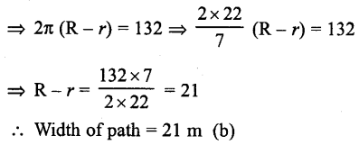 RD Sharma Class 10 Solutions Chapter 13 Areas Related to Circles MCQS 4