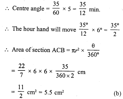RD Sharma Class 10 Solutions Chapter 13 Areas Related to Circles MCQS 64