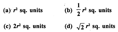 RD Sharma Class 10 Solutions Chapter 13 Areas Related to Circles MCQS 70