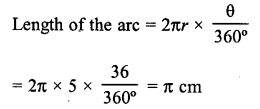 RD Sharma Class 10 Solutions Chapter 13 Areas Related to Circles VSAQS 5
