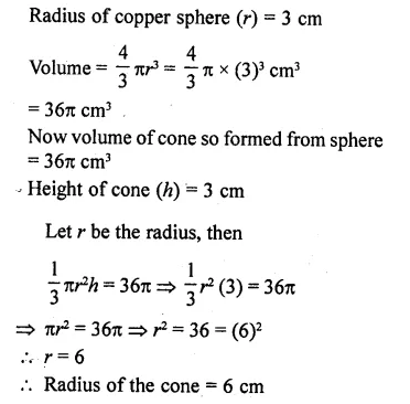 RD Sharma Class 10 Solutions Chapter 14 Surface Areas and Volumes Ex 14.1 15