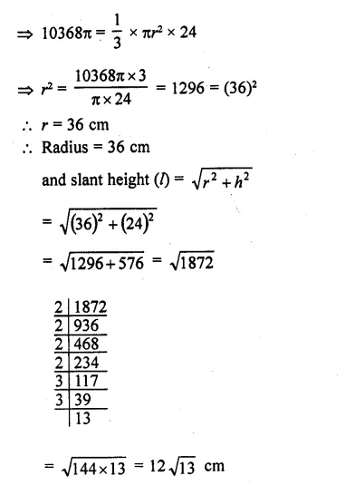 RD Sharma Class 10 Solutions Chapter 14 Surface Areas and Volumes Ex 14.1 21