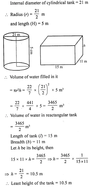 RD Sharma Class 10 Solutions Chapter 14 Surface Areas and Volumes Ex 14.1 43