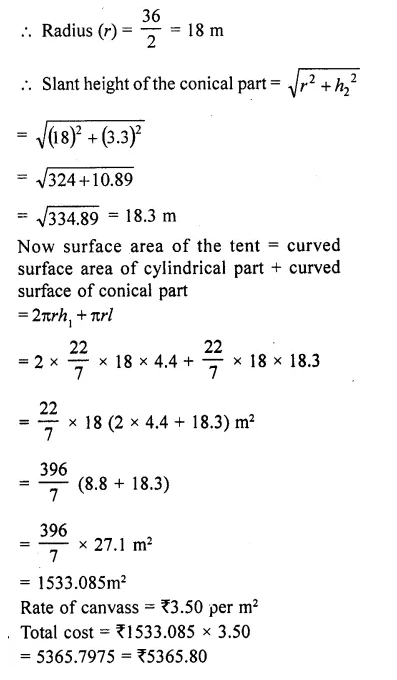 RD Sharma Class 10 Solutions Chapter 14 Surface Areas and Volumes Ex 14.1 61