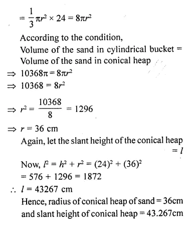 RD Sharma Class 10 Solutions Chapter 14 Surface Areas and Volumes Ex 14.1 74