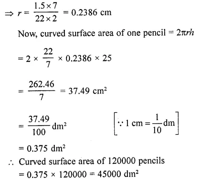 RD Sharma Class 10 Solutions Chapter 14 Surface Areas and Volumes Ex 14.1 76