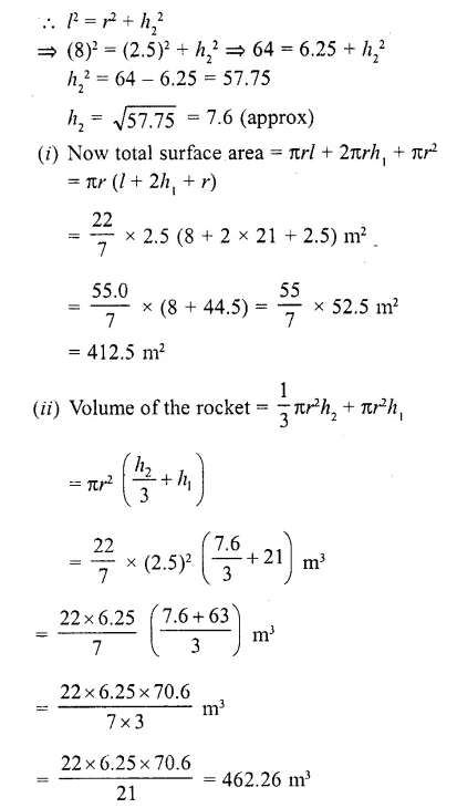 RD Sharma Class 10 Solutions Chapter 14 Surface Areas and Volumes Ex 14.2 3