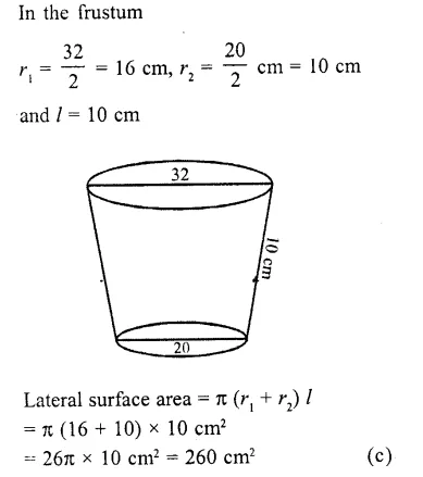 RD Sharma Class 10 Solutions Chapter 14 Surface Areas and Volumes MCQS 39
