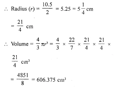 RD Sharma Class 10 Solutions Chapter 14 Surface Areas and Volumes Revision Exercise 27