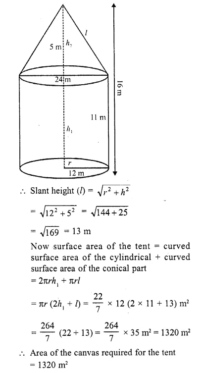 RD Sharma Class 10 Solutions Chapter 14 Surface Areas and Volumes Revision Exercise 50