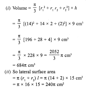RD Sharma Class 10 Solutions Chapter 14 Surface Areas and Volumes Revision Exercise 76
