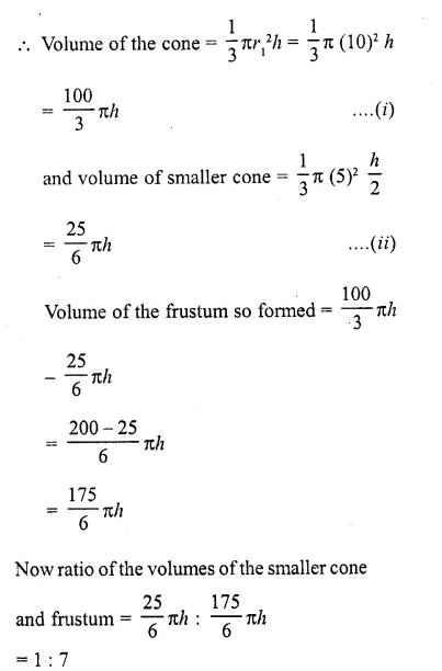 RD Sharma Class 10 Solutions Chapter 14 Surface Areas and Volumes Revision Exercise 79