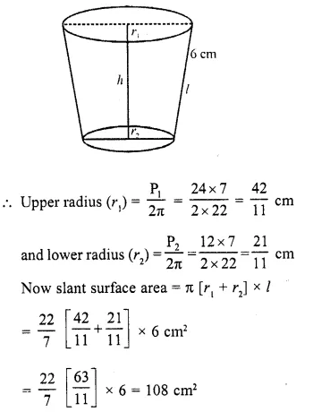 RD Sharma Class 10 Solutions Chapter 14 Surface Areas and Volumes VSAQS 20