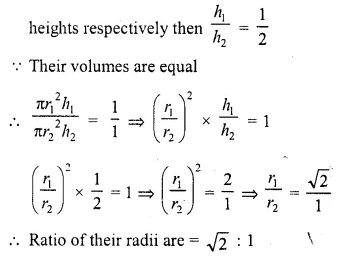RD Sharma Class 10 Solutions Chapter 14 Surface Areas and Volumes VSAQS 7