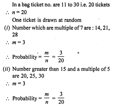 RD Sharma Class 10 Solutions Chapter 16 Probability Ex 16.1 42