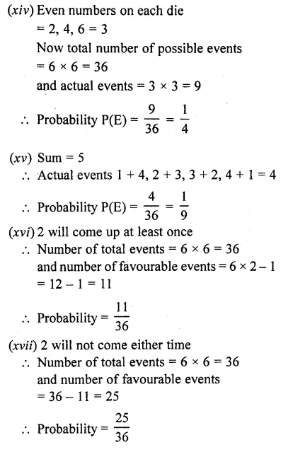 RD Sharma Class 10 Solutions Chapter 16 Probability Ex 16.1 54