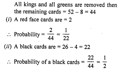 RD Sharma Class 10 Solutions Chapter 16 Probability Ex 16.1 71