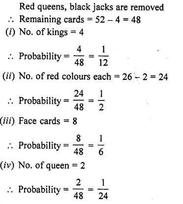 RD Sharma Class 10 Solutions Chapter 16 Probability Ex 16.1 73