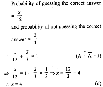 RD Sharma Class 10 Solutions Chapter 16 Probability Ex MCQS 11