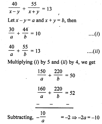 RD Sharma Class 10 Solutions Chapter 3 Pair of Linear Equations in Two Variables Ex 3.10 4