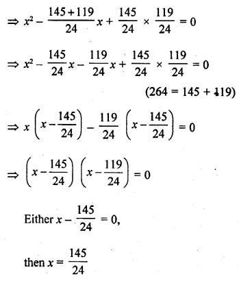 RD Sharma Class 10 Solutions Chapter 4 Quadratic Equations Ex 4.3 120