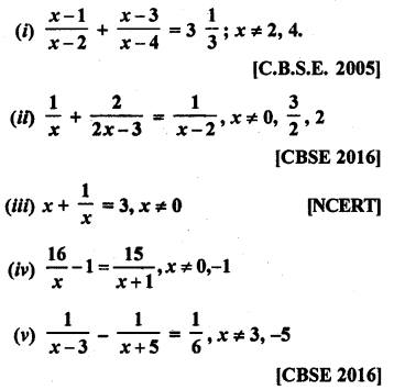 RD Sharma Class 10 Solutions Chapter 4 Quadratic Equations Ex 4.5 14