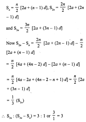 RD Sharma Class 10 Solutions Chapter 5 Arithmetic Progressions MCQS 20
