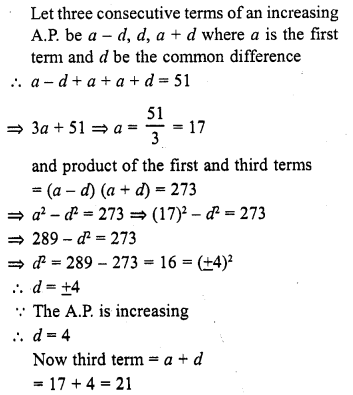 RD Sharma Class 10 Solutions Chapter 5 Arithmetic Progressions MCQS 6
