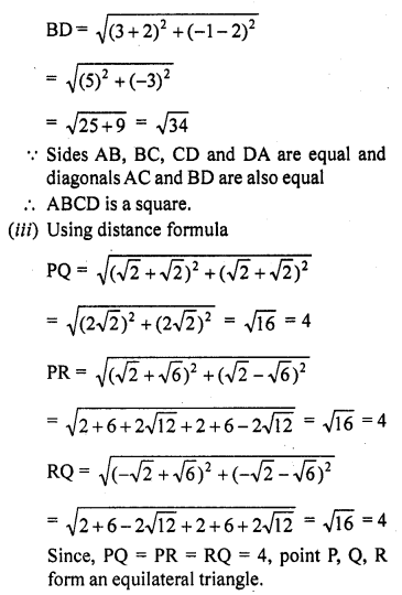 RD Sharma Class 10 Solutions Chapter 6 Co-ordinate Geometry Ex 6.2 60