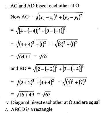 RD Sharma Class 10 Solutions Chapter 6 Co-ordinate Geometry Ex 6.3 34