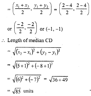 RD Sharma Class 10 Solutions Chapter 6 Co-ordinate Geometry MCQS 11