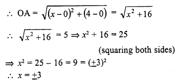 RD Sharma Class 10 Solutions Chapter 6 Co-ordinate Geometry MCQS 34