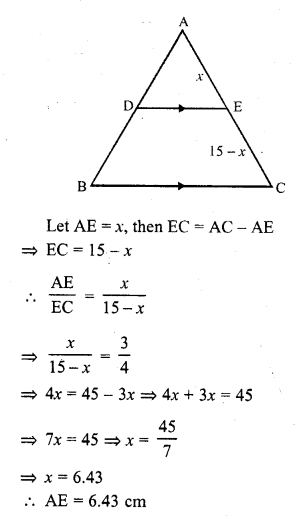 RD Sharma Class 10 Solutions Chapter 7 Triangles Ex 7.2 3