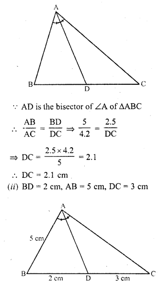 RD Sharma Class 10 Solutions Chapter 7 Triangles Ex 7.3 1